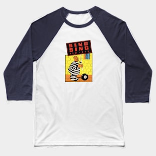 Sing Sing Prison - 1960s Travel Decal Baseball T-Shirt